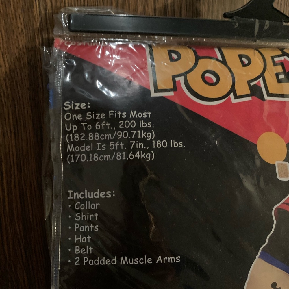 Men’s Popeye Costume